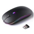 Dual Rechargeable Bluetooth and 2.4G Wireless Mouse 2 in 1 Mouse Type C. 