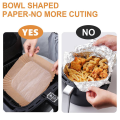 NXFDSIOZ 200PCS Air Fryer Baking Paper Square Parchment Paper Food-Grade for 4.5-6L Air Fryer. 