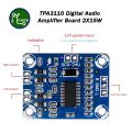 TPA3110 Dual Channel 15W x 2 Stereo Audio Amplifier Board 8V to 24V Class D for Car Speaker DIY Systems. 