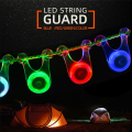 Tent rope light guard, hanging lamp small flashlight green. 