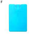 2pcs 20ml Card Spray Bottle Shape Perfume Refillable Empty Flat Type Fine Mist Atomizer. 