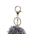 Cute Hedgehog Plush Keychain Mobile Phone Toy Gray Anime Fur Gifts. 