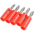 4mm 10pcs Banana Plugs and 10pcs Banana Sockets (Black and Red) Jack Connectors. 