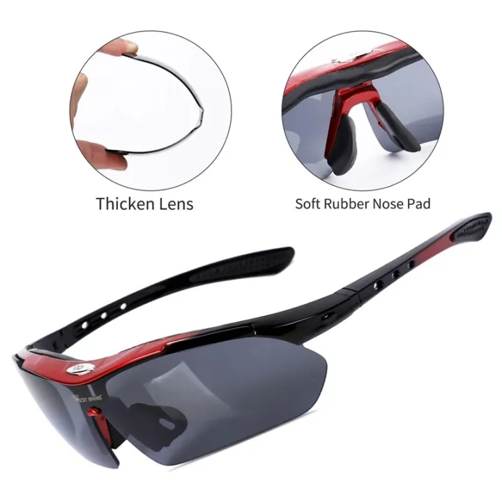 WEST%20BIKING%20Cycling%20Glasses%20MTB%20Road%20Sport%20Sunglasses%20Riding%20Fishing%20UV400%20Protection%20Goggles%20Eyewear%20Unisex%20Sun%20Glasses%20-%20Image%203