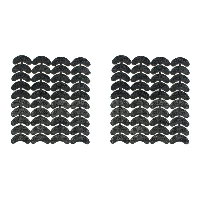 LKPCIGCXM 80PCS 40-Pair Rubber Heel Savers Toe Plates Taps DIY