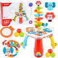 Multifunctional Baby Activity Play Desk for Early Education with Plastic Puzzle Game with Lighting and Music (HE0518). 