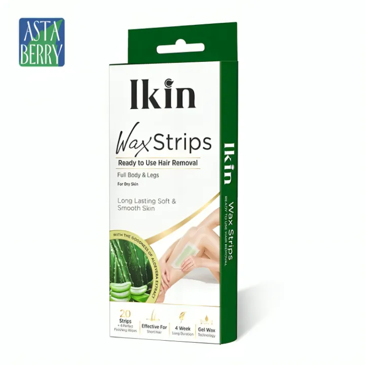 Astaberry Wax Strip With Aloevera For Dry Skin- 20 Strips