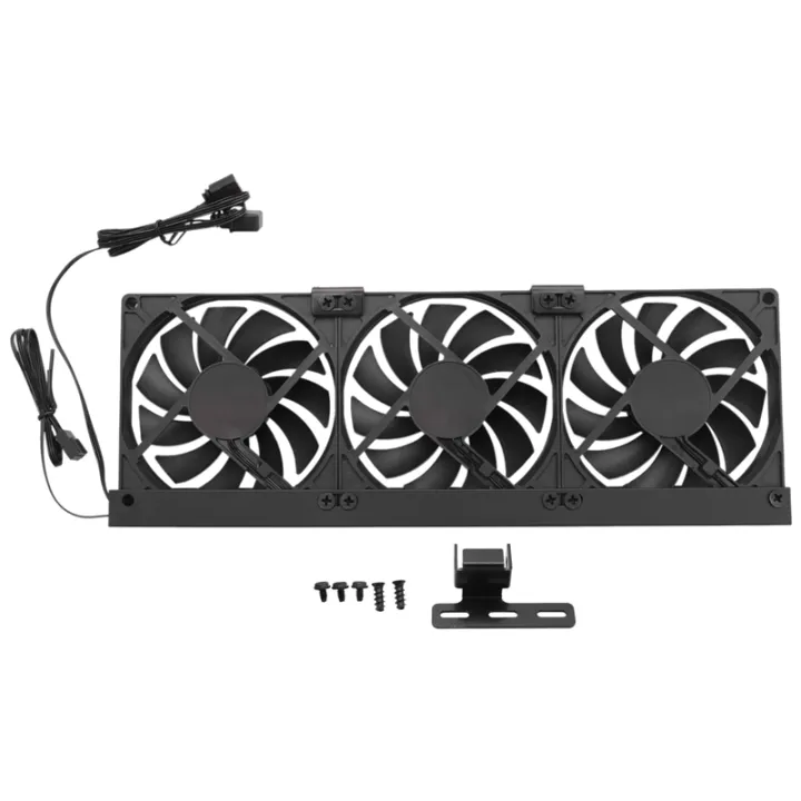 fasdaga%202X%20Universal%20GPU%20Cooling%20Fan%203X90mm%20ARGB%20Sync%20Lighting%205V%20Addressable%20RGB%20Silent%20Chassis%20PCI%20Graphics%20Card%20Cooler%20Fan%20-%20Image%204