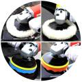 8PCS Sponge Polishing Waxing Buffing Pads Kit Set Compound Auto Car Polisher + M14 Drill Adapter Kit. 