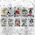 One Piece Anime Wano Arc Poster Set Luffy, Zoro, Sanji, Nami, Usopp, Chopper, Robin, Franky, Brook, Jimbei Straw Hat Pirates Anime Artwork 10-Piece 29.7x21cm. 