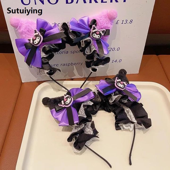 Sutuiying%20Sanrio%20Kuromi%20Plush%20Headband%20Cute%20Lolita%20Girls%20Face%20Wash%20Makeup%20New%20Hairband%20Funny%20Women%20Hair%20Clip%20Cosplay%20Halloween%20Props%20Gift%20-%20Image%203
