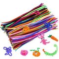 200 Pcs Random Colors Pipe Cleaners Chenille Stem 6mmx12 Inch For DIY Art Crafts Decorations. 