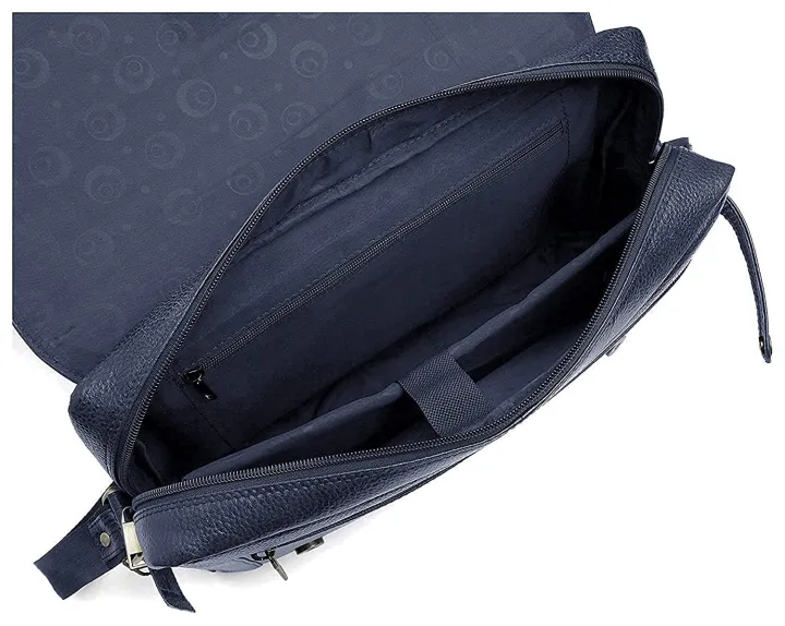 WILDHORN%20Nepal%C2%AE%20Leather%2015%20inch%20Laptop%20Messenger%20Bag%20for%20Men%20with%20Padded%20Laptop%20Compartment%20(MB%20570%20Blue)%20-%20Image%204