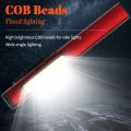 Portable Portable LED Flashlight COB Floodlight and XPE High Beam Aluminum Alloy Pen Clip Work Light Built In Battery with Tail Magnet. 
