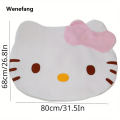 Wenefang Sanrio Hello Kitty Cartoon Cute Big Head Floor Mat Non-slip Soft Bargain price Bedroom Living Room Decor Miniso Decor Birthday Gifts For Girl. 
