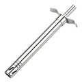 Honey Laxmi Stainless Steel 2 Burner Gas Stove with Regulator Pipe Gas lighter and Clips 2 Years warranty Made in India. 