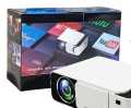 T5 WiFi Mini Projector 2500 Lumens Smart Video LED Projector Home Theater White. 