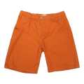 Dark Orange Color Cotton Plain Design Half Pants For Men. 
