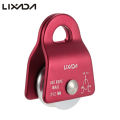 Lixada 20kN Bearing Mobile Micro Pulley Max Rope 1/2in for Rigging Arborist Climbing. 