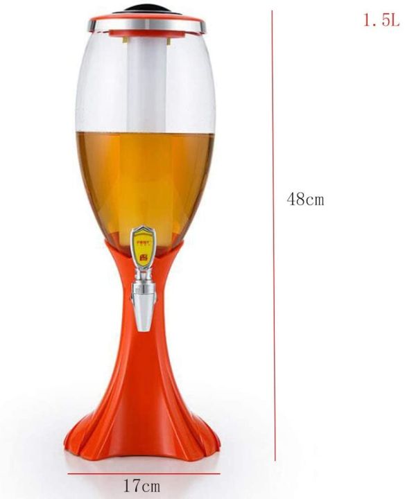 Beer Tower Drink Dispenser 3ltr Beer Dispenser Tabletop Beer Tower Home Beer Tower Home Beer Dispenser Party Beer Dispenser Beverage Dispenser