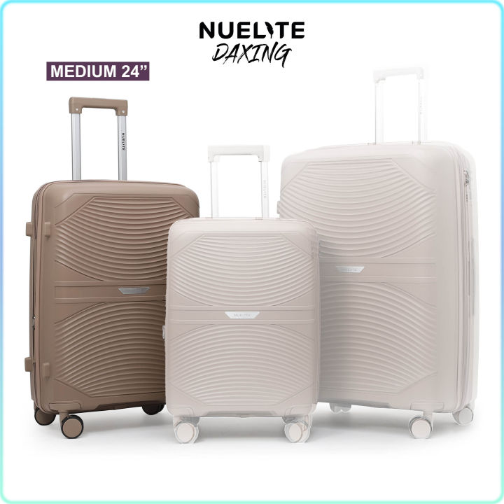 NUELITE%20Daxing%2024%20Inch%20Expandable%20Spinner%20Travel%20Suitcase%20%7C%20Polypropylene%20Hard%20Shell%20Luggage%20%7C%20Multi-Step%20Trolley%20Handle%20%7C%20Integrated%20Combination%20Lock%20%7C%208%20Silent%20Double%20Wheels%20Suitcase%20-%20Image%205