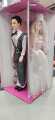 4 in 1 Doll Wedding Set with Two Bride and Two Groom Toy. 