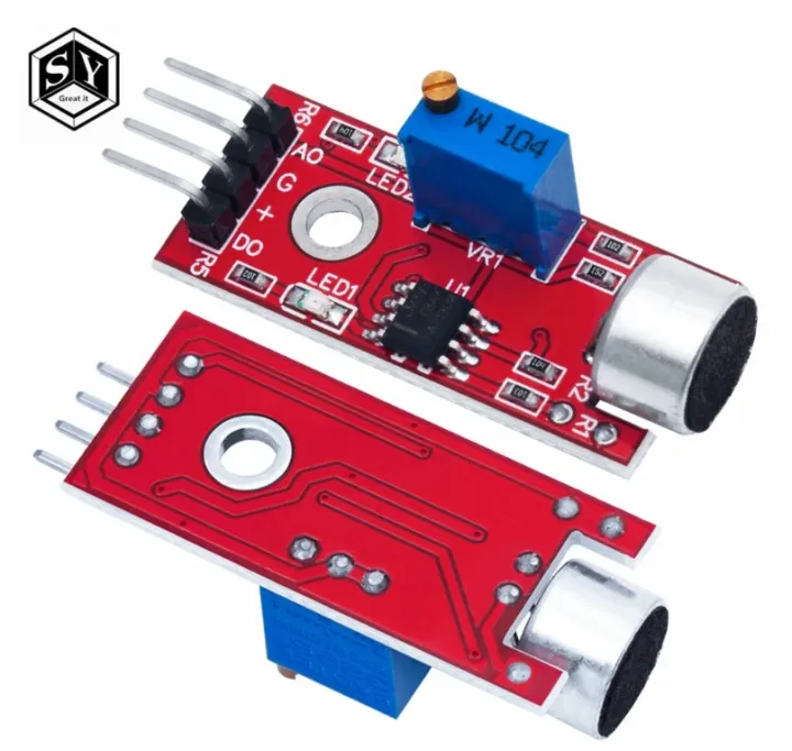 Mic Module High Sensitivity Sound Detection Sensor Module KY-037 ...