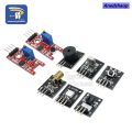 Anedshaop 45 in 1 Sensors Modules 16 Kinds Starter Kit For Arduino Raspberry Profesional Pi , Better Than 37 in 1 With Box DIY UNO R3 MEGA2560. 
