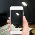 Durable Black LED Clip Light USB Rechargeable Portable Music Stand Light With 18 Lights Music Sheet Lamp Bedroom. 