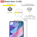 Redmi Note 13 (5G) Tempered Glass | Screen Protector Full HD Quality Tempered Glass Anti-Scratch Edge to Edge. 