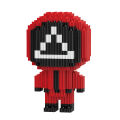 Squid Game Building Bricks No Burrs Squid Game Assembled Doll Toy. 