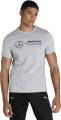 Puma Gray Men's Round Collar Regular Fit T-Shirt MAPF1 ESS Logo Tee - 53644702. 