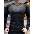 Men's Long Sleeve Fitness Bodybuilding Gym T-shirt. 