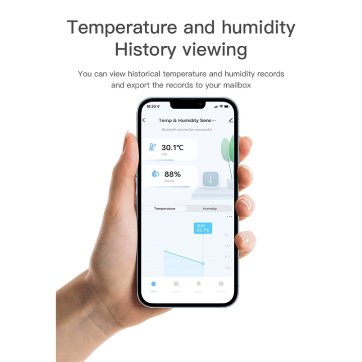 Tuya Zigbee Temperature Humidity Sensor with LCD Screen Smart 2PCS ...