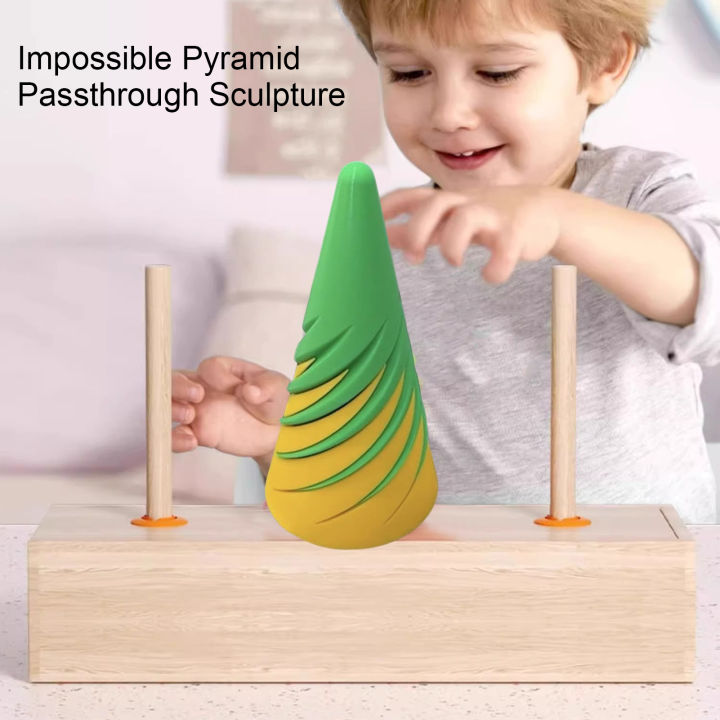 Aomeidaju%20Impossible%20Pyramid%20Sculpture%203d%20Printed%20Spiral%20Cone%20Decor%20Mini%20Pass%20Through%20Pyramid%20Figurine%20Vortex%20Illusion%20Fidget%20Toy%20Unique%20Buyers'%20-%20Image%205