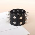 CARAT Punk style gothic bracelet decorated with rivets and easy to wear.. 