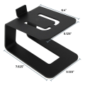 ARELENE Desk Speaker Stands,Audio Speaker Stands for Studio Monitors, Bookshelf Speaker Desktop Speaker Stands. 