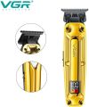 VGR 904 Electric Hair Clipper Professional Rechargeable Personal Care Barber Trimmer For Men Shaver LCD Metal Clippers. 