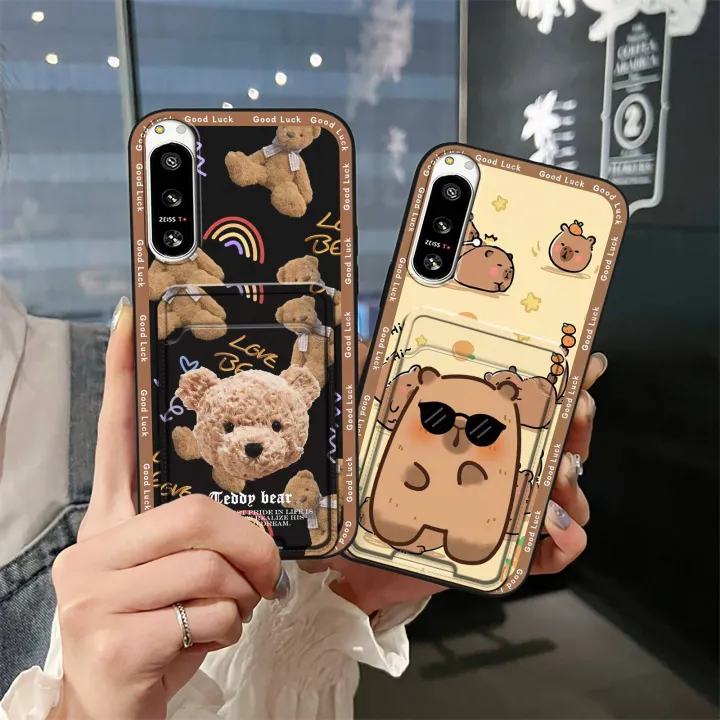 Card%20bag%20TPU%20Phone%20Case%20For%20Sony%20Xperia5%20IV%20Back%20Cover%20Dirt-resistant%20Waterproof%20Cartoon%20Anti-knock%20Graffiti%20Shockproof%20-%20Image%205