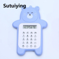 Sutuiying 1/2/3PCS Mini Cartoon Calculator Pocket Size 8 Digits Display Portable Kawaii Small Button Calculate Students School Calculating. 