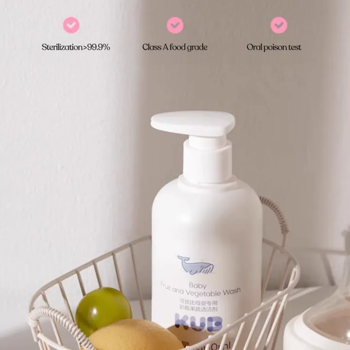 KUB%20Baby%20600ml%20Baby%20Bottle%20and%20vegetable%20%20Cleanser%20Liquid%20Foaming%20Wash%20for%20Bottles%20-%20Image%205