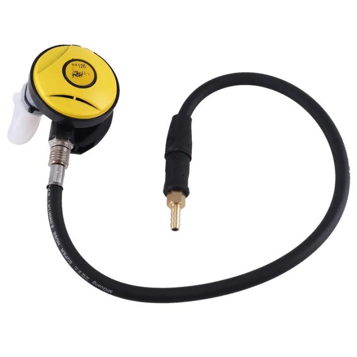 (GREH)%202X%20Scuba%20Diving%20Diver%20Regulator%20Diving%20Snorkel%20Tube%20Snorkeling%20Equipment%20Pressure%20Reducer%202Nd%20Yellow%20-%20Image%203