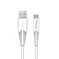 MWC MUC100W Data Cable | USB-A to Type-C 100W Ultra-Fast Charging Cable | Hign quality TPE/PVC | USB 3.1 | 5A - White. 