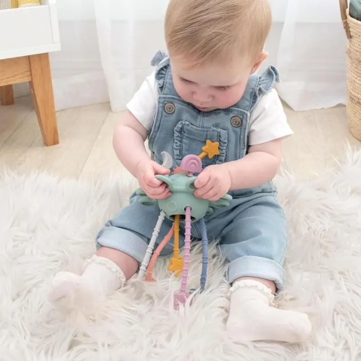 Multi-Texture Pull String Teether Toy – Teethe, Tug & Explore | Daraz ...