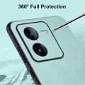 Luxury PU Leather Case For Vivo iQOO Z9 5G iQOOZ9 Back Cover Matte Silicone Shockproof Full Camera Protection Phone Case Coque. 