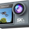 5k Action Camera HD With External Mic And Extra Battery. 