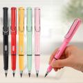 5PCS Inkless Pencils Eternal Portable Reusable Erasable Metal Writing Pens With Eraser. 