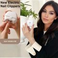 Portable Rechargeable Electric Nail Clippers Mini Nail Care Nail Trimmer Silent Universal Automatic Nails Clipper for Children Adults. 