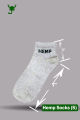 Unisex 2 Combo Original Hemp Socks For a Couple Sustainable & Odor-Resistant. 