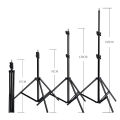 200cm Photography Tripod Light Stands With 1/4 Screw Head Adjustable Light Stand Photo Tripod For Phone Ring Light Photo Studio. 
